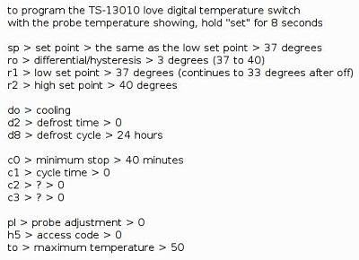 What is the optimal temperature setting in a refrigerator freezer?